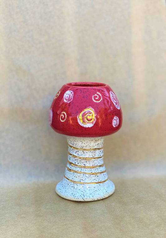 Mushroom Bud Vase 3